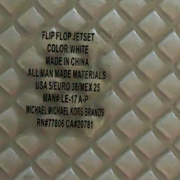 Michael Kors Thong White Flop - Picture 5 of 5